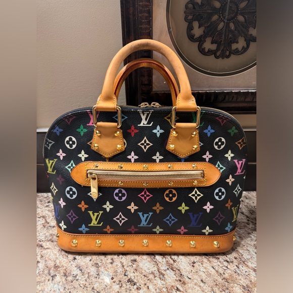 🎀Louis Vuitton Murakami Noir Alma🎀 - Picture 3 of 16